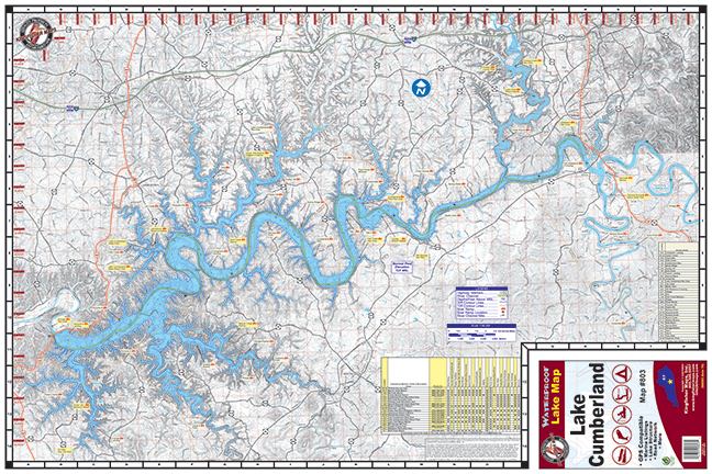 Lay Lake AL Fishing Map – Keith Map Service, Inc.