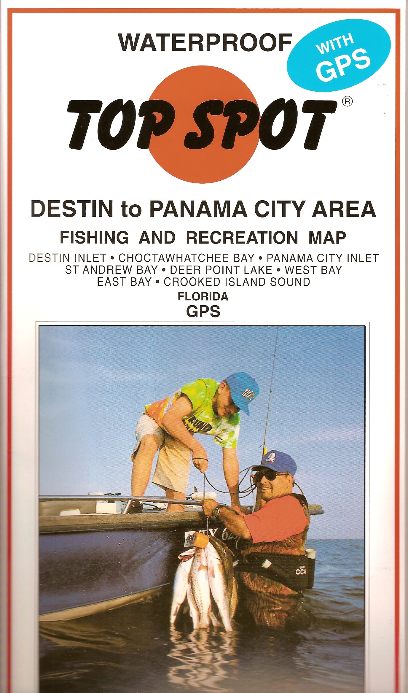 Destin to Panama City Top Spot Fishing Map – Keith Map Service, Inc.