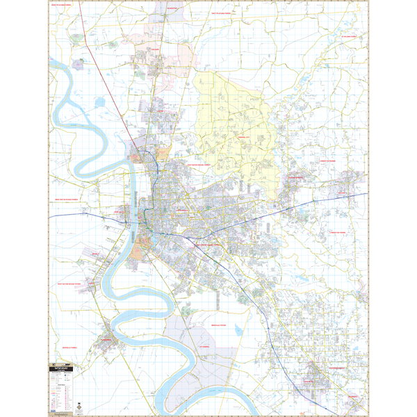 Baton Rouge, LA Wall Map – Keith Map Service, Inc.