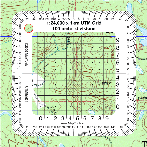 UTM Grid Overlay 24000 Scale – Keith Map Service, Inc.